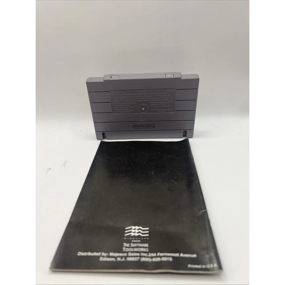 Championship Pool Super Nintendo Game SNES Cart With Manual